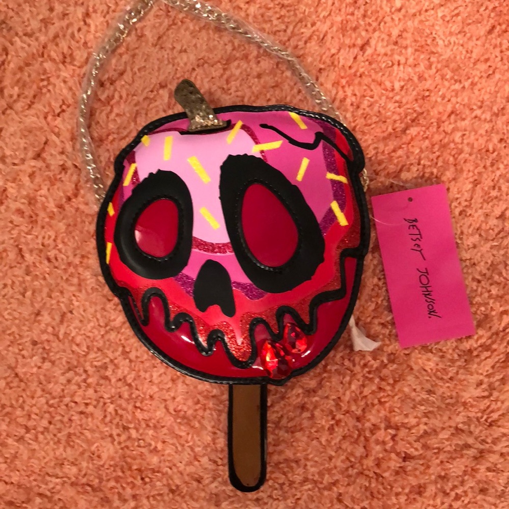Betsey Johnson Kitsch Hard Core Candy Apple Purse